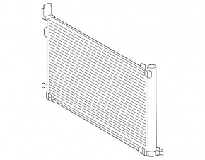 Toyota Highlander 20-26 hybrid air conditioner condenser radiator