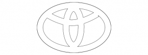 Hood seal front Toyota Prius 20 04-09