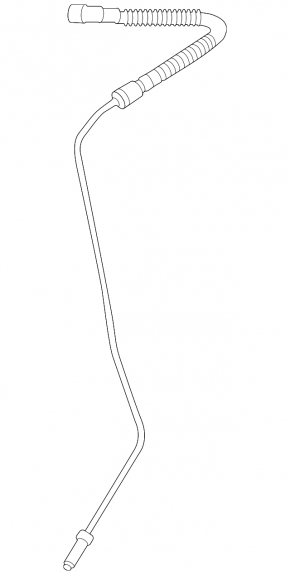 Front right brake hose for Porsche Taycan 20-26 AWD