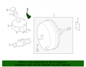 Mercedes A-class V177 19-22 brake booster sensor