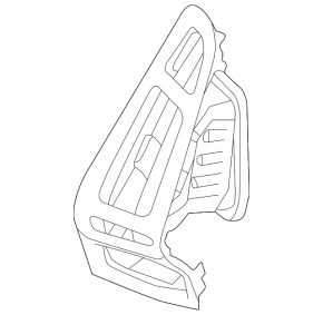 Left dashboard air duct Ford Focus mk3 15-18 crack, chip, abrasions, broken mount