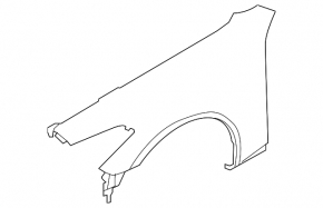 Front right wing Infiniti M37 Q70 11-19