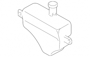Mazda6 03-08 2.3 Coolant Expansion Tank Without Cap