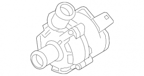 Additional coolant pump for Land Rover Discovery Sport 17-25 2.0