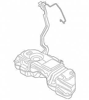 Fuel tank Porsche Cayenne 19-26 2.9T, 3.0T, 4.0T