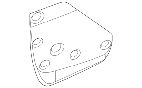Right rear mudguard liner for Mazda CX-50 23-25