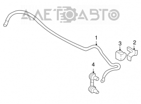 Rear stabilizer bar for Subaru Outback 10-14