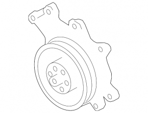 Water pump Infiniti Q50 14- 3.0T