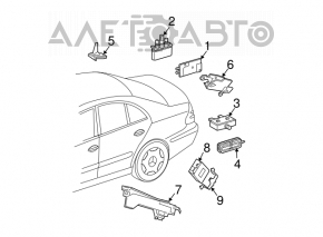 Mercedes W211 Satellite Radio Receiver