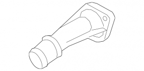 Thermostat housing Kia Soul 14-19 1.6 plastic