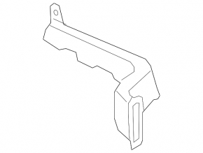 Driver's footwell duct Polestar 2 21-
