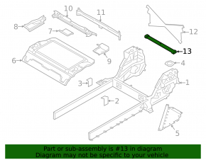 Rear lower frame strut BMW i3 14-20