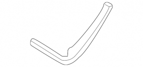 Door sill trim rear right inner BMW X5 E70 07-13 beige