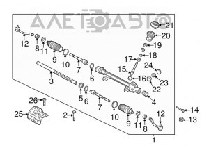 Steering tip right Kia Soul 14-19 CTR