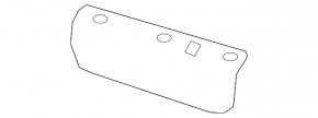 Front mudguard mudguard left Nissan Leaf 18-22