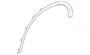 Front left fender arch trim for Infiniti QX50 2014-2017