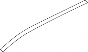 Right windshield molding for Infiniti QX50 19-23 dented