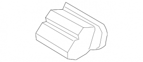 Air duct deflector central Mitsubishi Outlander Sport ASX 10-
