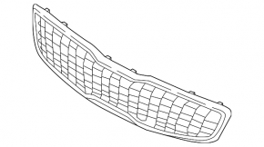 Radiator grille grill Kia Forte 4d 17-18 rest