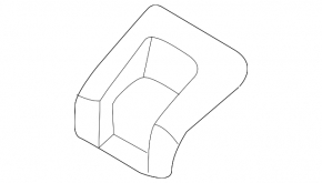 Nissan Rogue Sport 17-22 Black Isofix Rear Seat Pad