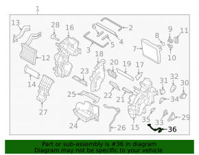 Kia Niro 17-22 Evaporator Temperature Sensor