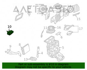 Mercedes W167 GLE 350 450 20-23 Air Conditioner Heater Valve
