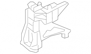 Bonnet lock bracket right Mercedes W213 E 17-23