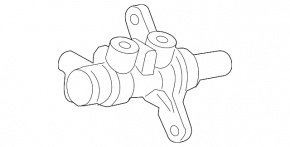 Ford Fusion mk5 13-16 brake master cylinder with reservoir