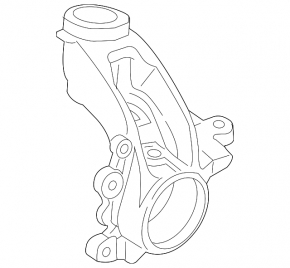 Front left axle with hub, Ford Transit Connect MK2 13-18 long wheelbase
