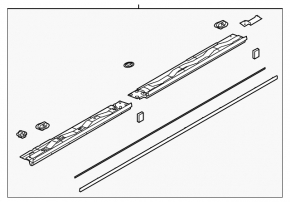 Left threshold Mazda CX-5 13-16