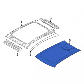 Glass panoramic roof Ford Mustang Mach-E 21-23