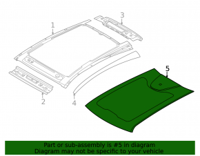 Glass panoramic roof Ford Mustang Mach-E 21-23