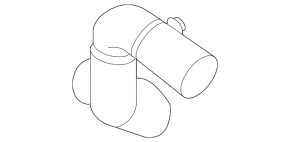 Lower cooling hose for Lincoln Corsair 20-22 2.0 2.3