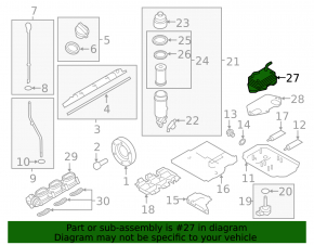 Engine oil cooler for Audi A6 05-11 3.0, 3.2