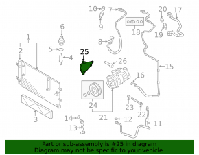 Air Conditioning Compressor Bracket Audi Q7 4L 10-15