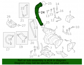 Subaru Ascent 19-26 2.4 Turbocharger Duct