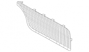 Upper left radiator grill for Mercedes W167 GLE 350 450 20-23 AMG pkg