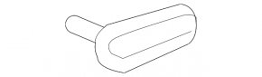 Muffler bracket, center left, BMW X7 G07 19-25