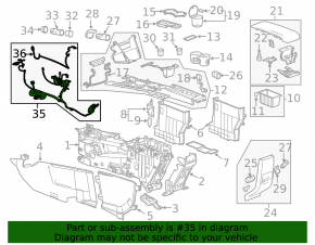 Chevrolet Equinox Center Console Wiring 10-17
