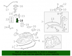 Fuel pump for Toyota Avalon 13-18 3.5