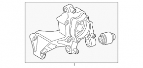 Rear right axle VW Tiguan 09-17 AWD