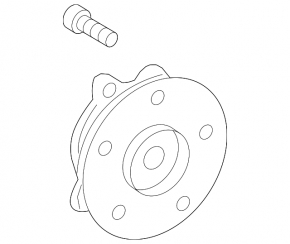Front left hub Lexus RX350 RX450h RX500h 23-26 Japan built