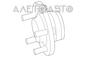 Rear right hub Dodge Challenger 09-