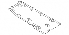 Left underbody protection for Audi A8 10-18
