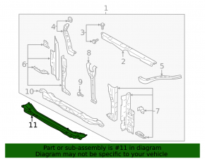 TV lower bar Subaru Forester 19- SK