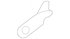 Front right rear fender bracket VW Beetle 12-19