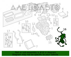 Heater assembly Jeep Renegade 15-17 Auto