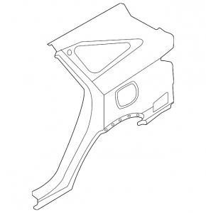 Kia Sorento 22-25 PHEV rear right quarter wing