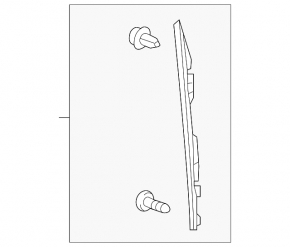 Acura TLX 15-19 front right door seal