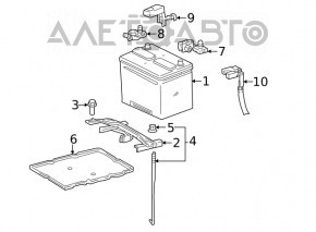 Toyota Camry v40 Battery Platform